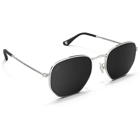 Blenders Sterling J Sunglasses in smoke polarized and silver