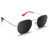 Blenders Hexagram AS Sunglasses in smoke polarized and alana springsteen