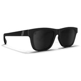 Blenders Tate Sunglasses in smoke polarized and matte black