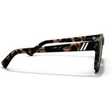 Blenders Tate Sunglasses in black/green polarized and matte tort