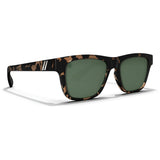 Blenders Tate Sunglasses in black/green polarized and matte tort
