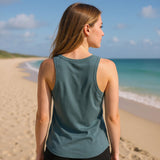 Edge Womens Becca Tank Tops in teal