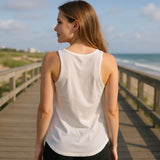 Edge Womens Becca Tank Tops in white