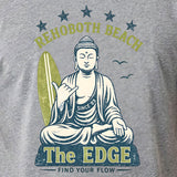 Edge Buddha Flow T-Shirts in heather grey