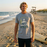 Edge Buddha Flow T-Shirts in heather grey