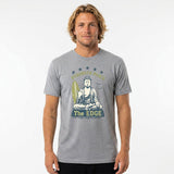 Edge Buddha Flow T-Shirts in heather grey