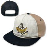 Edge Big Banana Hemp Panel Hat in natural/tan/black