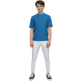 Edge Mens Boys Hybrid S/S Shirts in royal