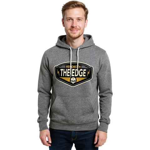 Edge Biker Hooded Sweatshirts in heather  grey