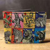 Backerton Mens Leather Bifold ID Wallet in Japan