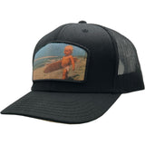 Backerton Mens Baby Surfer Hat in black