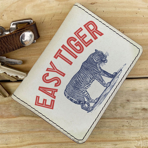 Backerton Mens Spectrum Vert Wallet in easy tiger