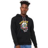 Edge Bones Surfer Hooded Sweatshirt in Black