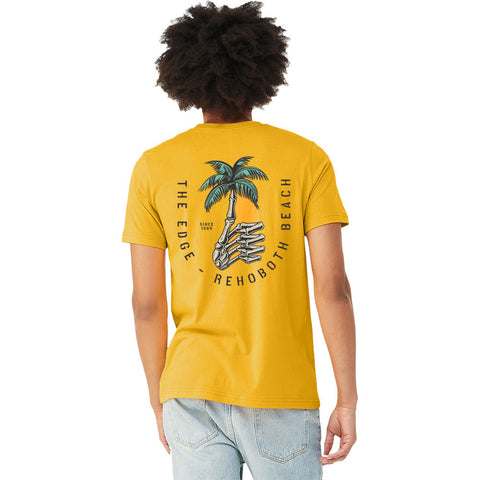 Edge Boney Palm Tree T-Shirts in mustard
