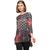 Umgee Womens Charlotte Tops in navy