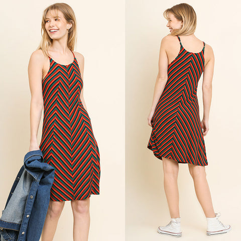 Umgee Womens Blair Dresses in orange