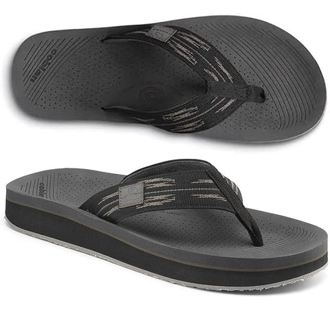 Cobian Mens Camino Rise Sandals in black