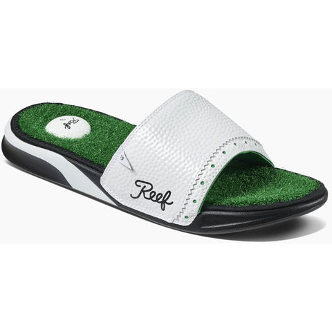 Reef Mens Mulligan Slide Sandals in green