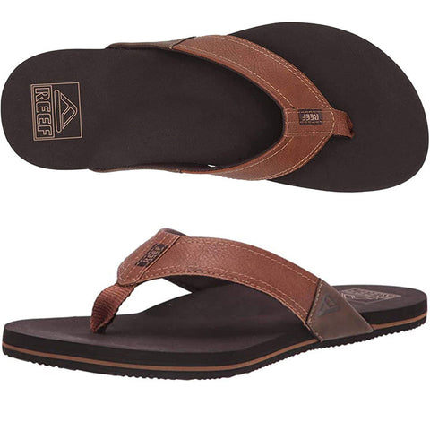 Reef Mens Newport Sandals in tan