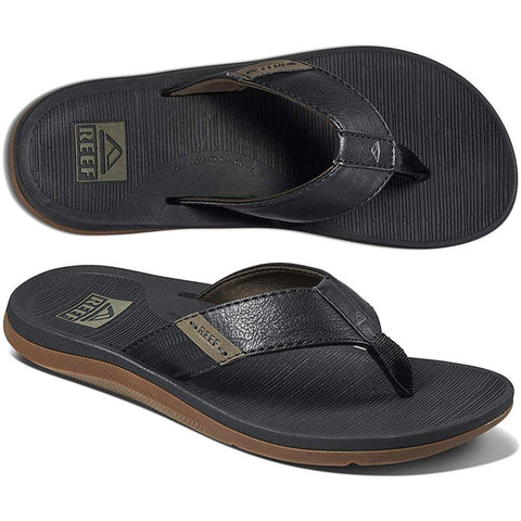 Reef Mens Santa Ana Sandals in Black