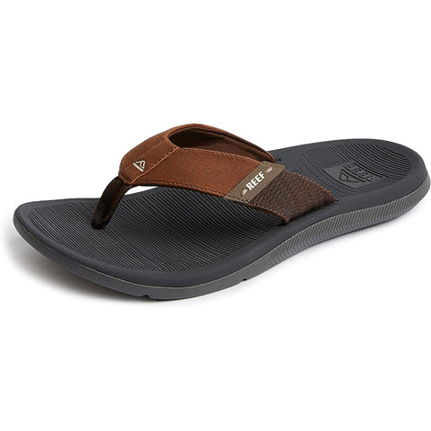 Reef Mens Santa Ana Sandals in grey/tan