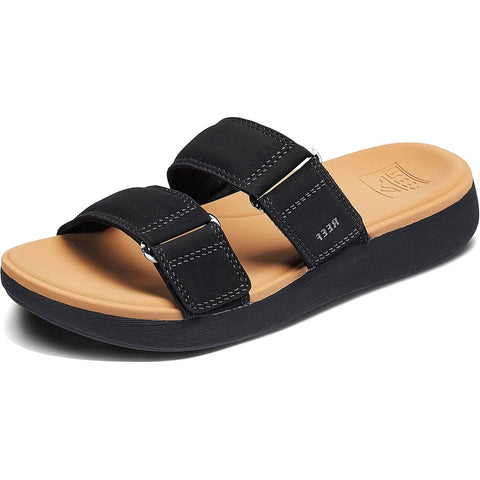 Reef Womens Cushion Cloud ROA Sandals in black/tan
