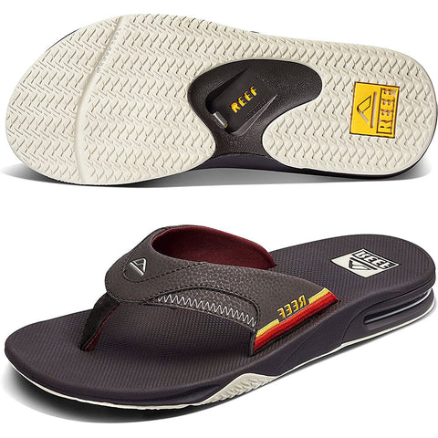 Reef Mens Fanning Mens Sandals in vintage brown/sunset