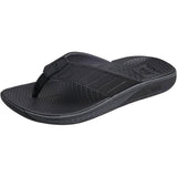 Reef Mens The Deckhand Sandals in black