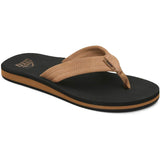 Reef Mens Groundswell Sandals in black/tan