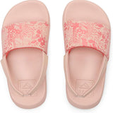 Reef kids Little One Slide Sandals in flower field