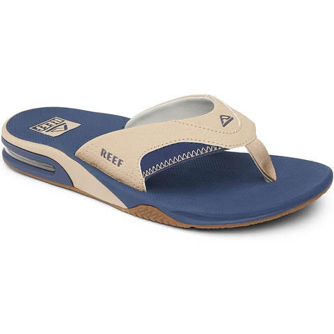 Reef Mens Fanning Mens Sandals in tan/navy/tan