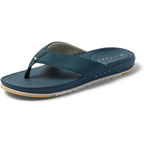 Reef Mens Cushion Bonzer Sandals in deep sea/white