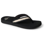 Reef Womens Baja Maria Sandals in black/vintage