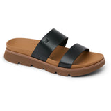 Reef Womens Vista Luxe Thea Sandals in black/tan