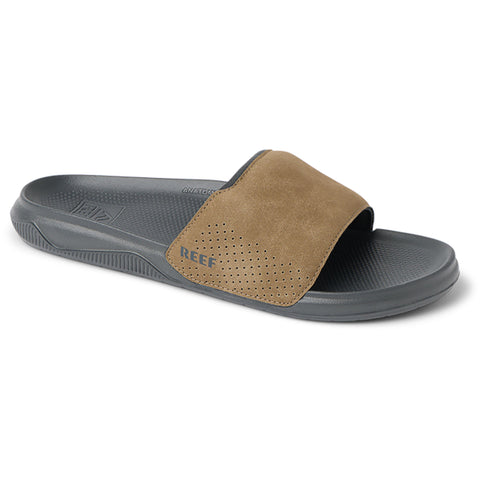 Reef Mens Tailslide Sandals in grey/tan