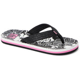 Reef kids Kids Ahi Sandals in pink/black floral