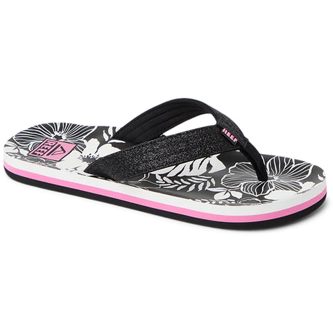 Reef kids Kids Ahi Sandals in pink/black floral