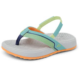 Reef kids Little Windswell Sandals in tropic grey