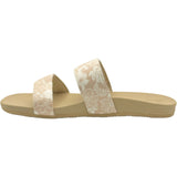 Reef kids Kids Cushion Vista Sandals in white/floral tan