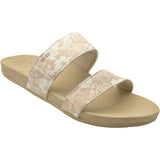Reef kids Kids Cushion Vista Sandals in white/floral tan