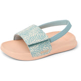 Reef kids G Little Salty Slide Sandals in blue haze