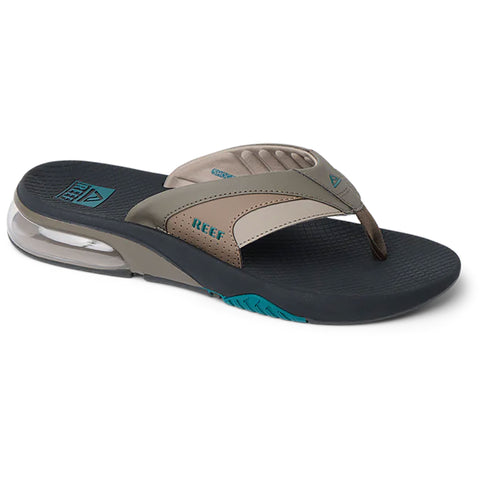 Reef Mens Fanning Plus Mens Sandals in tan/grey/spruce