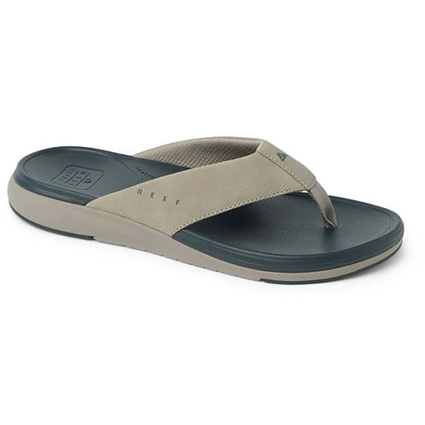 Reef Mens Cushion Norte Sandals in dark grey/tan