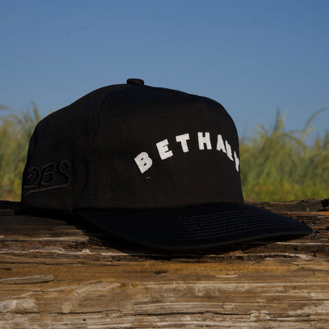 Delaware Beaches Suck DBS Coastal Bethany Hat in black