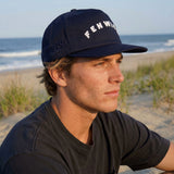 Delaware Beaches Suck DBS Coastal Fenwick Hat in navy