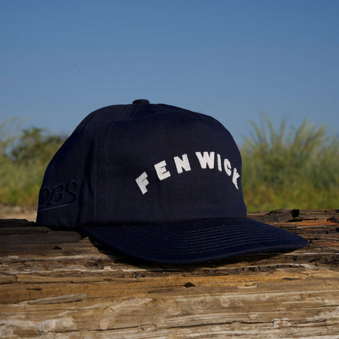 Delaware Beaches Suck DBS Coastal Fenwick Hat in navy