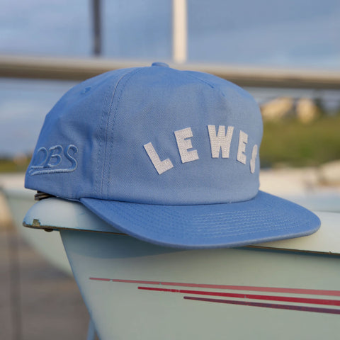 Delaware Beaches Suck DBS Coastal Lewes Hat in sky blue