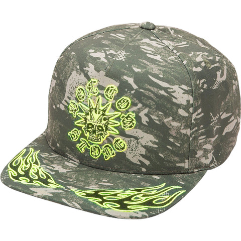 Volcom Mens Beast Mode Hat in wintermoss and ONESIZE