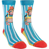 Merge4 Mens Classic Crew Socks in Dirk Hays Banging Monkey