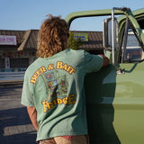 Delaware Beaches Suck DBS Beer and Bait Fridge Tee in Bean Green